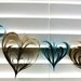 Paper Hearts Vintage Tiffany Blue Wedding Garland Sheet Music Banner Hand Crafted ooak Large French Paperie CUSTOM ORDERS WELCOME