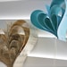Paper Hearts Vintage Tiffany Blue Wedding Garland Sheet Music Banner Hand Crafted ooak Large French Paperie CUSTOM ORDERS WELCOME