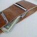 leather billfold wallet men with card slots custom for you bike