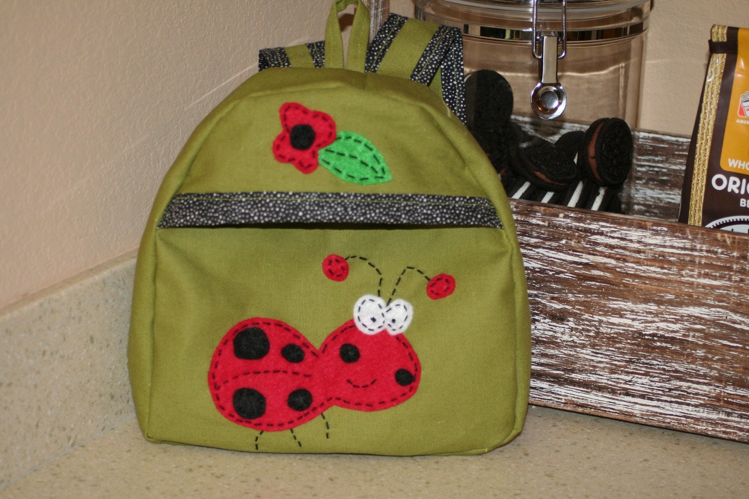 Lady Bug Toddler Backpack