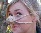 Barely There Nose Warmer, Teen, Tween, Woman, Man,  Nose Cozy, Crocheted, Gag Gift, Unisex