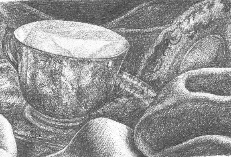 teacup drawing