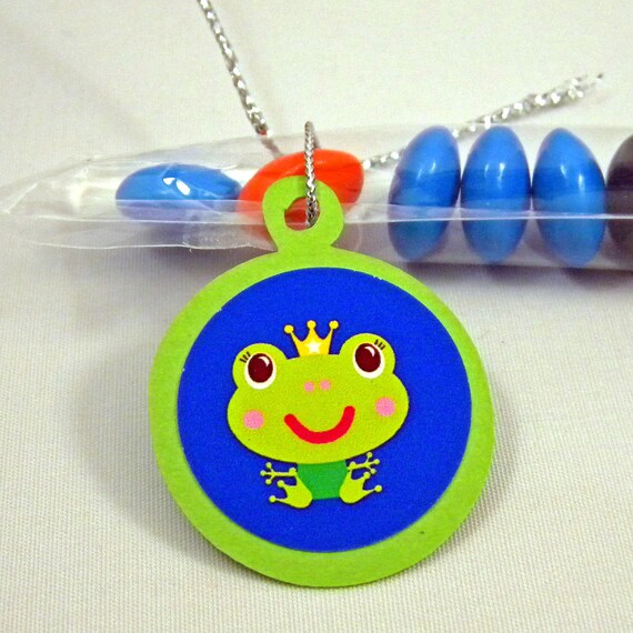 Kawaii Frog Prince Candy Treat Bag Favors, Birthdays or new Baby, Set of 12 Il_570xn