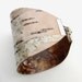 Medium size birch bark cuff bracelet, Woodpecker Hole