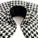 Microwave Heating Pad, Hot Cold Pack, Neck Shoulder Heat Pack, flax rice wrap , black white houndstooth