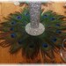 RUSH ORDER - Eight 12" Peacock Feather Mats for Rita - 9-28-2012 - Deposit Listing