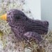 Two Knit Bird Toys, Choose Colors, Nursery Decor, Stuffed Toy, Waldorf Toy