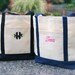 Personalized Canvas Tote Bag - Boat