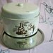 Vintage Cake Pie Carrier Scottish Terrier BBQ Chef