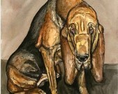 One of those Eeyore Moments  - BLOODHOUND DOG PRINT