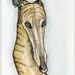 Absolutely - Greyhound Dog Print by Elle J Wilson