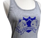 Women's Tank Top - Narwhal Unicorn Team MAGIC Sleeveless Shirt - (Sizes S, M, L, XL)