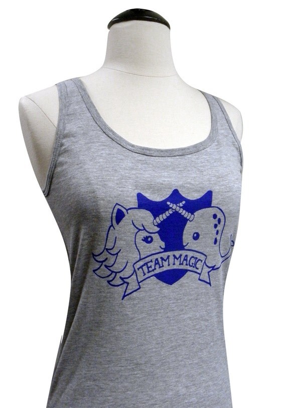 Unicorn Narwhal Tank Top - Team MAGIC Sleeveless Shirt - (Ladies Sizes S, M, L, XL)