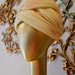Vintage 60s Christian Dior Turban Hat in Pastel Sorbet Colors
