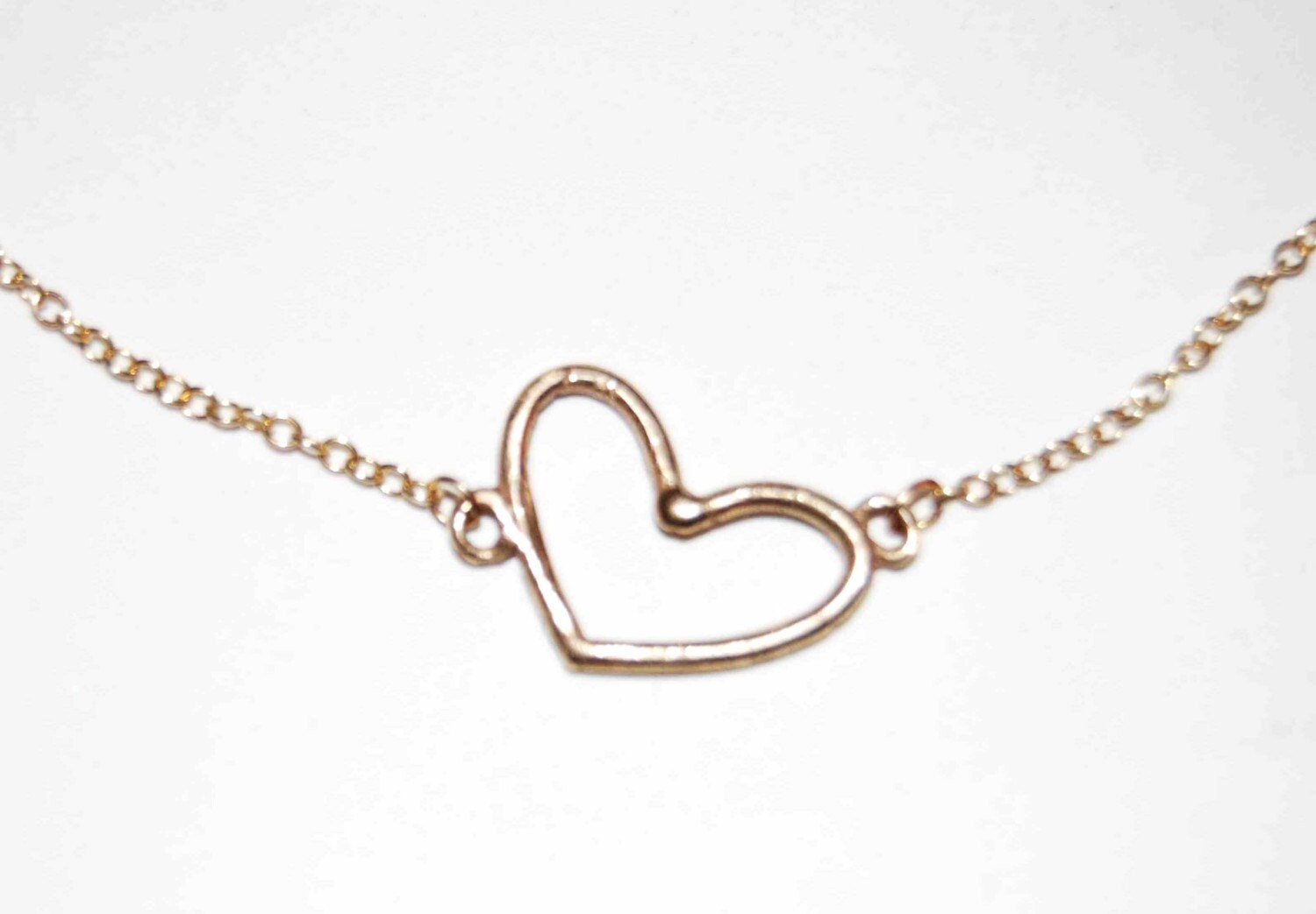 Tilted Heart Necklace