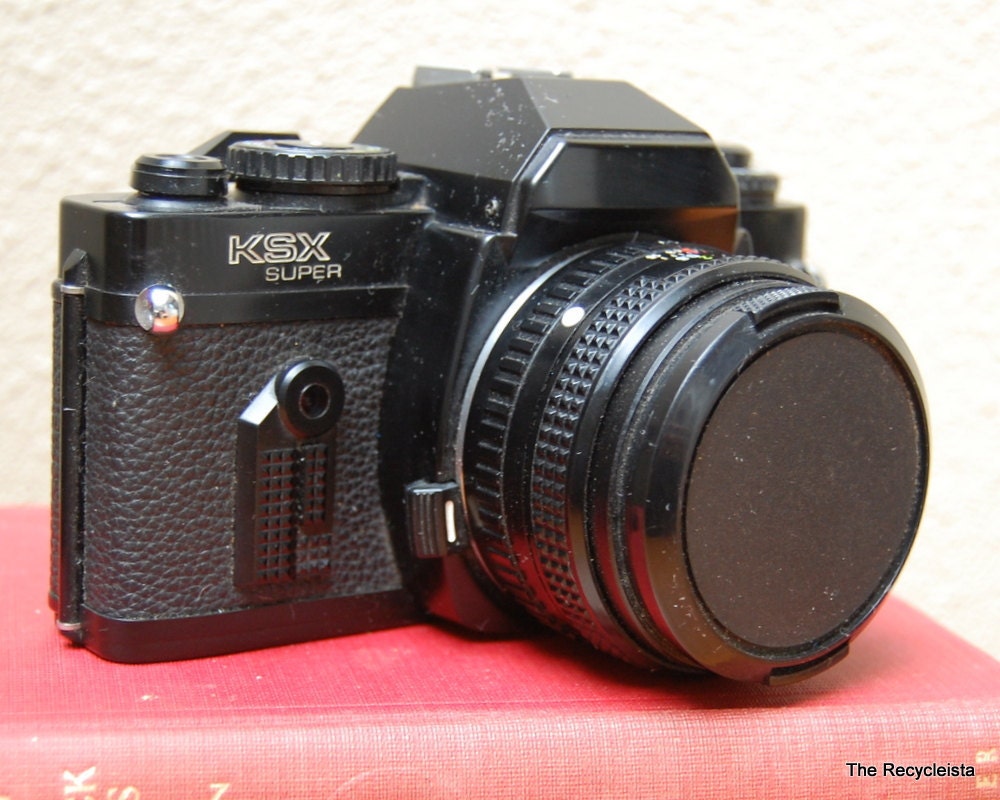 Vintage Sears KSX Super 35mm SLR Camera and 50mm by TheRecycleista