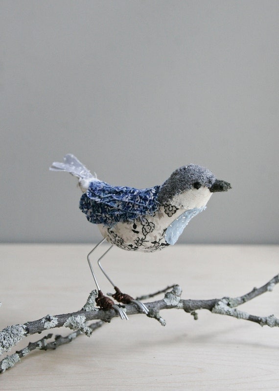 bluebird of happiness / soft sculpture animal