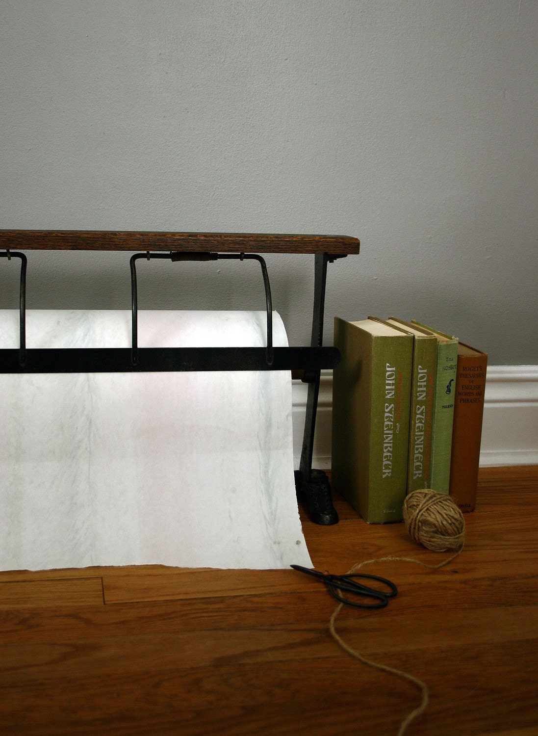 vintage general store paper hanger and cutter.