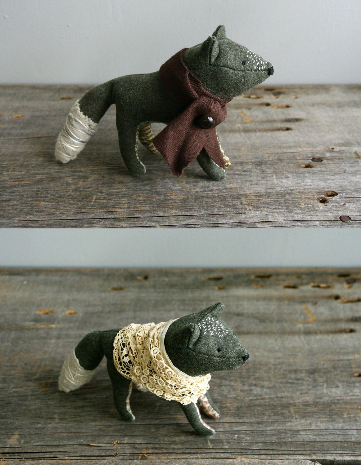pair of country wolves.