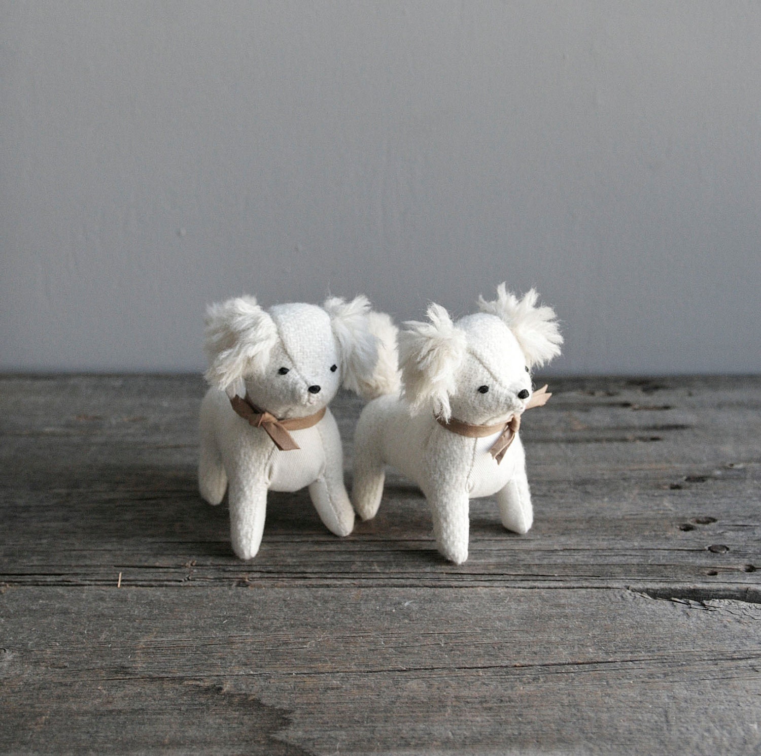 RESERVED sweet little pair of bichons