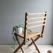 child's wood folding chair