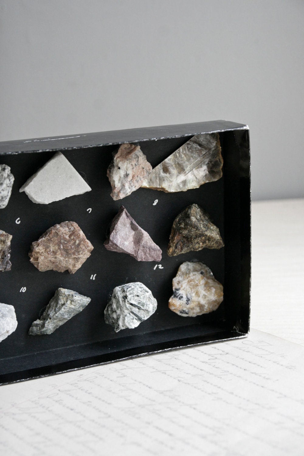 curiosity cabinet / rock & mineral collection