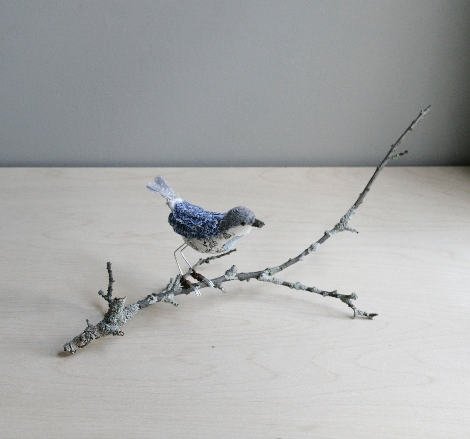 bluebird of happiness / soft sculpture animal