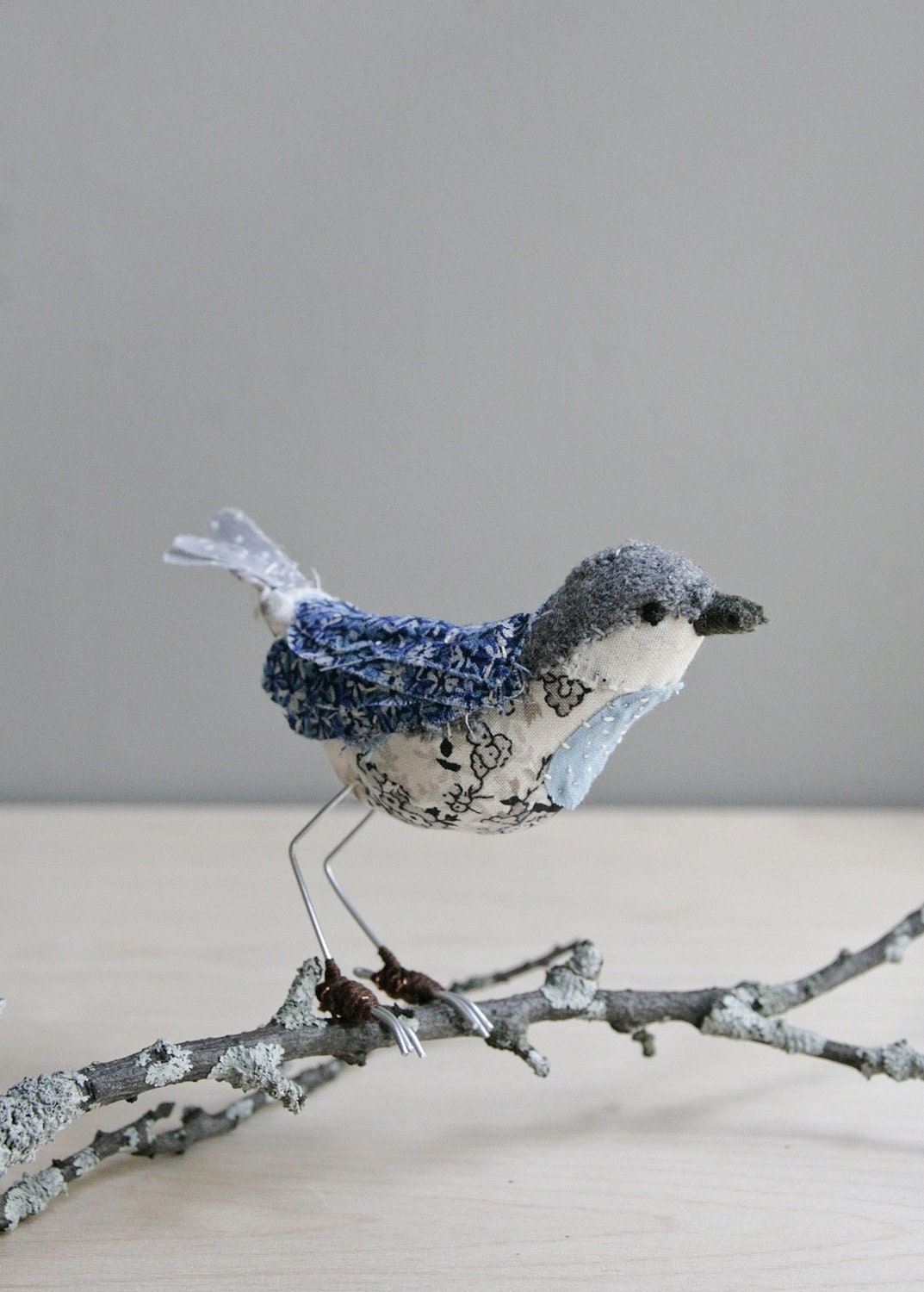bluebird of happiness / soft sculpture animal