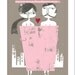 18 x 24 Print - Love In a Trash Can