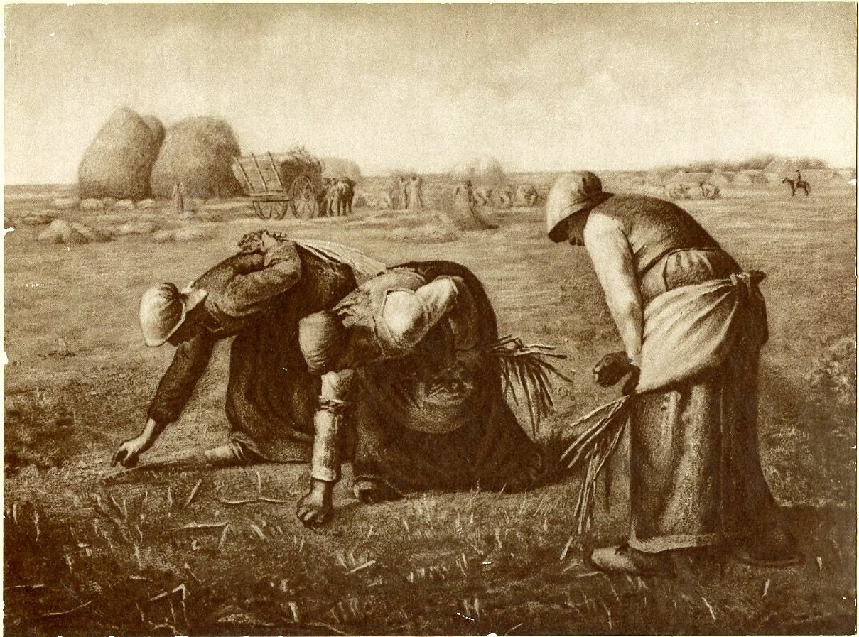 Photogravurethe Gleanersby Jean Francois Millet By Ablast2thepast