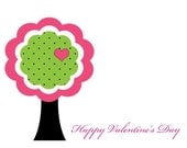 Tree of Love Personalized Stationery Set (set of 10 folded cards)