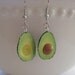 Avocado Earrings - Mini Food Jewelry - Surgical Stainless Steel