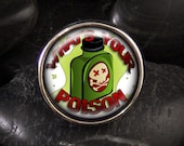 Whats Your Poison Zombie Skull Adjustable Ring RR-629