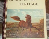 AMERICAN Heritage 1963 , Recycled Vintage Book into Journal/Sketchbook