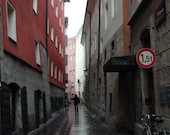 Rainy Day in Innsbruck Fine Art Print 8x10