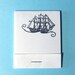 PIF Pirate Ship Matchbook sized Mini Notebooks Set of 4
