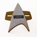 Personalized Star Trek Voyager/DS9 Insignia Badge Pin - Recycled Play Stands