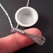 Mini Working Wire Whisk Necklace - Let Me Whisk YOU Away