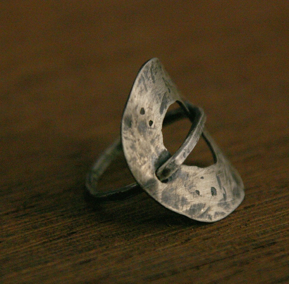 Threaded Oval Ring, Raw Series