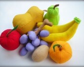 Happy Fruits PDF Felt Pattern
