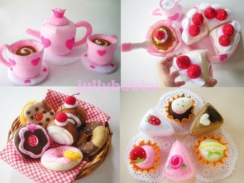 Tea Party Bundle Set Pattern PDF Combine 4 Sets at Special Price