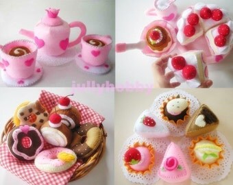 Tea Party Bundle Set Pattern PDF Combine 4 Sets at Special Price