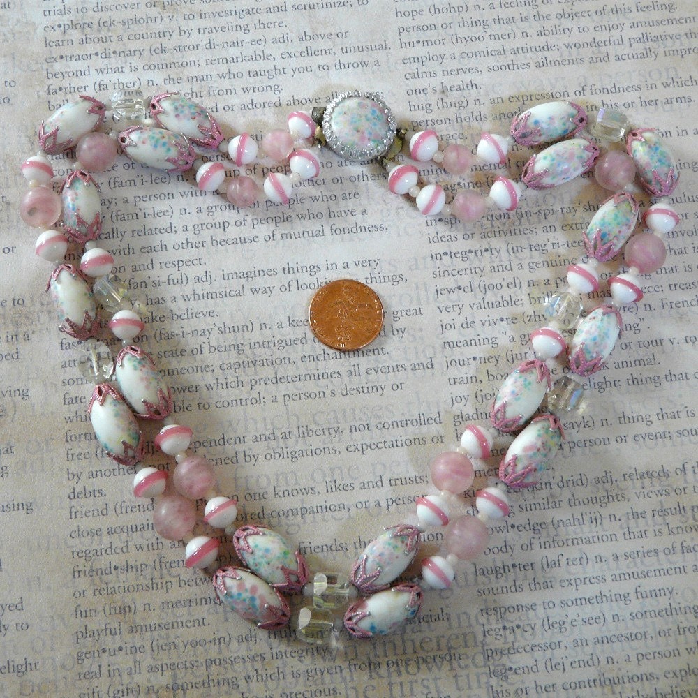 Easter Egg Lampwork Necklace