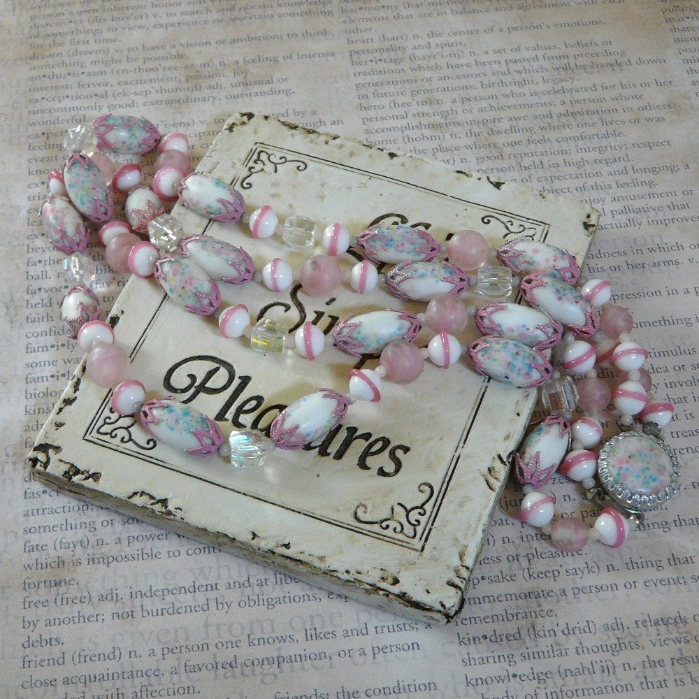 Easter Egg Lampwork Necklace