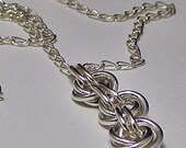 Flower Power 3x3 Pendant Drop Necklace