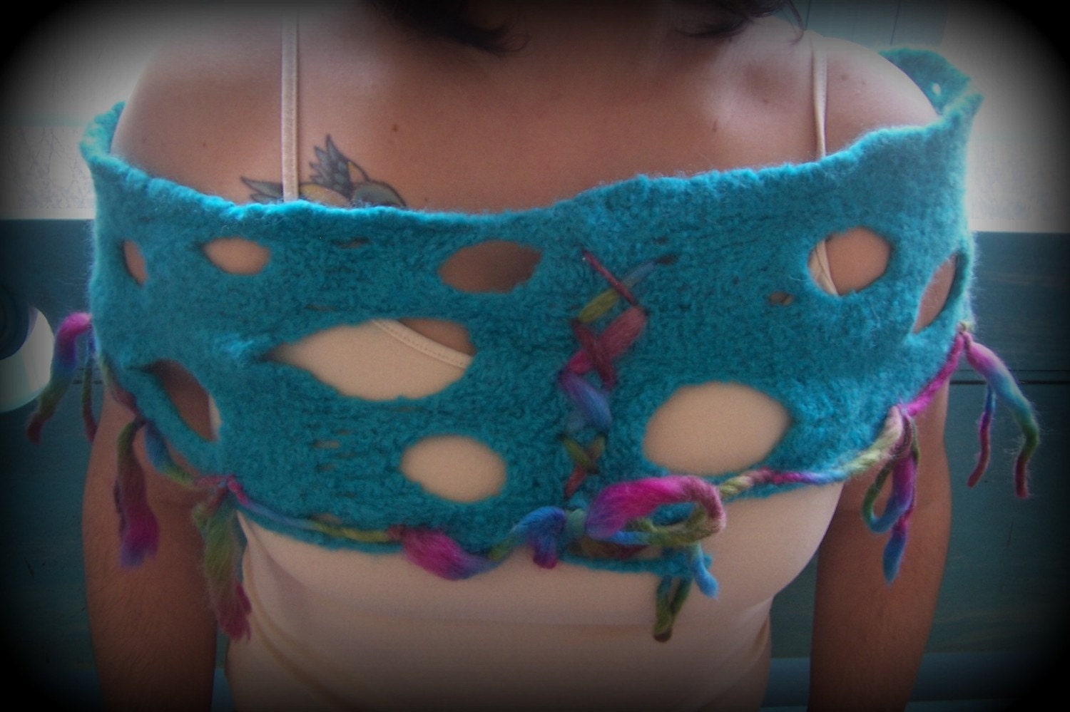 The Siren's Shrug felted wool