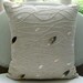 RESERVED For DEBRA PERRIAM - Vintage Season - Throw Pillow Covers - 16x16 Inches Cotton Linen Pillow Cover with Mother Of Pearl