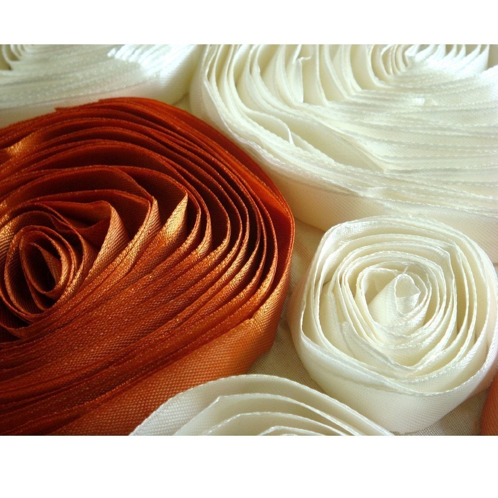 Vintage Lovers - Euro Sham - 26x26 Inches Silk Euro Sham Cover with Satin Ribbon Embroidery