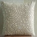 Dreams N Pearls - Throw Pillow Covers - 18x18 Inches Cotton Linen Pillow Cover with Mother Of Pearl