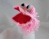 Little Kids Pink Monster Child Size Hand Puppet